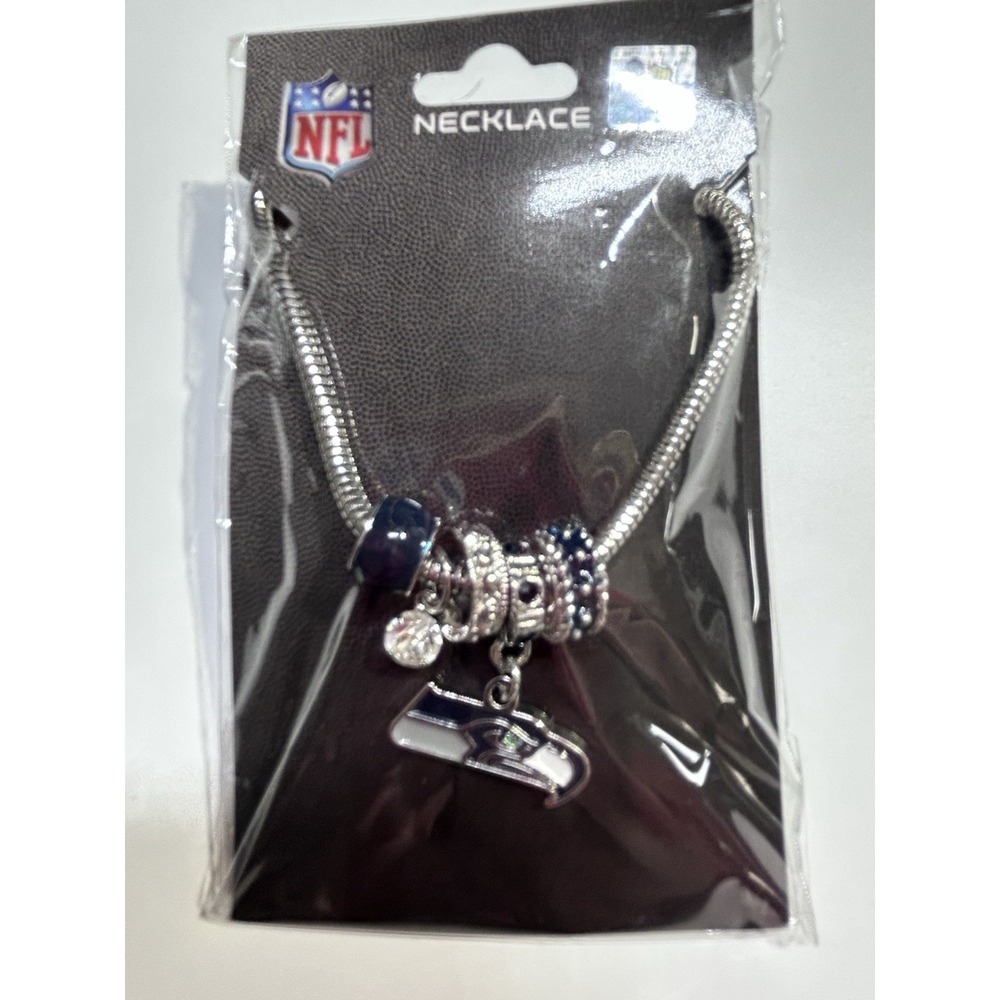 NFL Seattle Seahawks Charm Necklace NEW